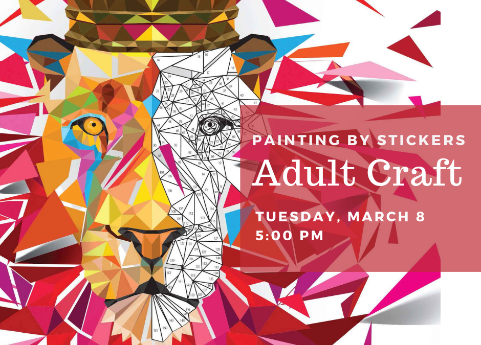 Adult Craft – Paint by Sticker