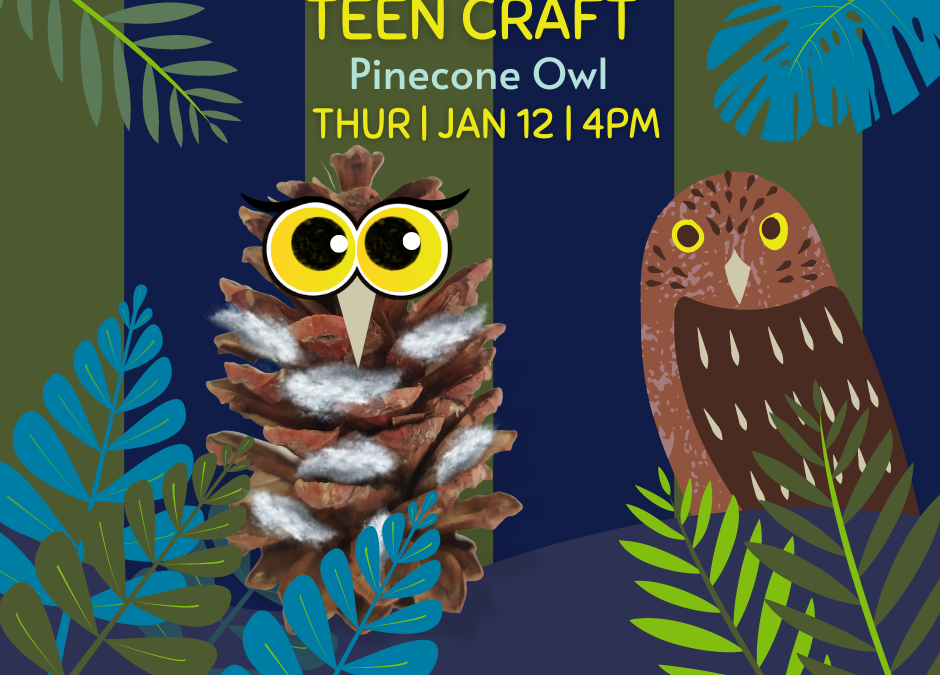 Teen Craft – Pinecone Owl