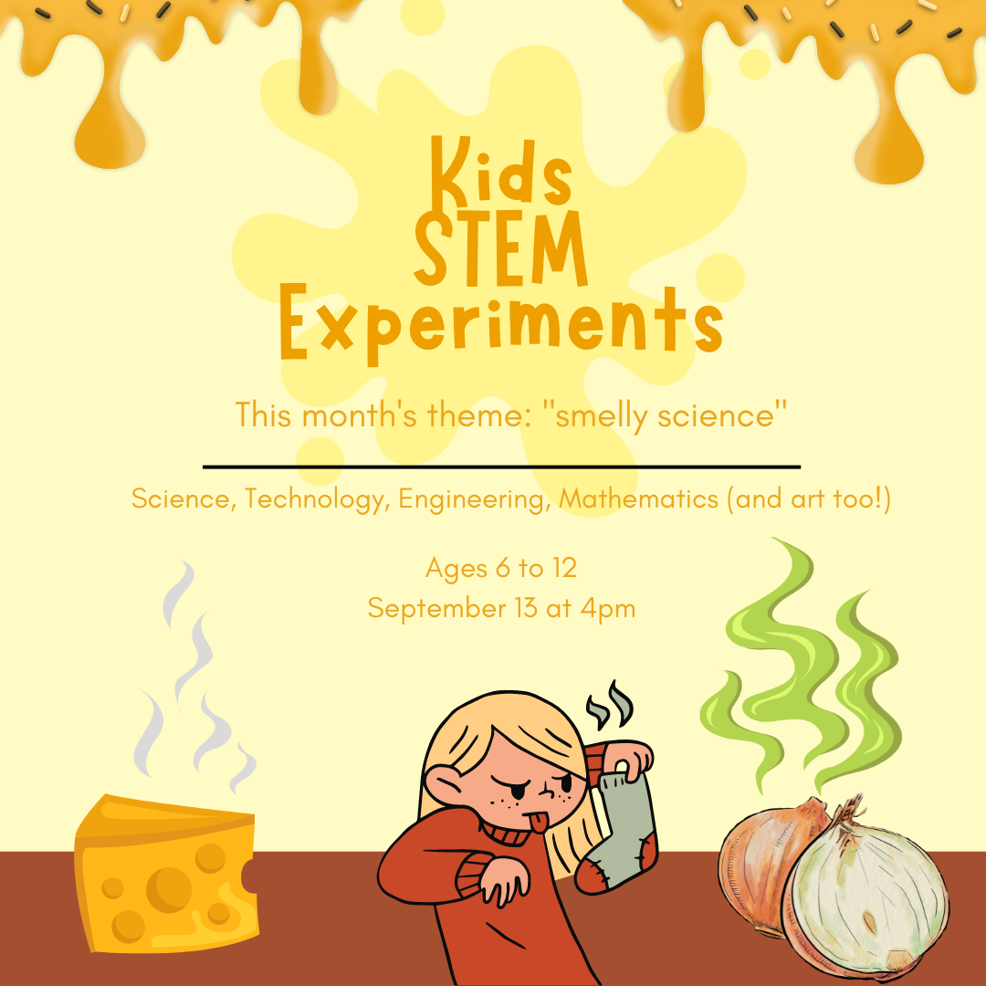 Kids STEM experiments "smelly science"