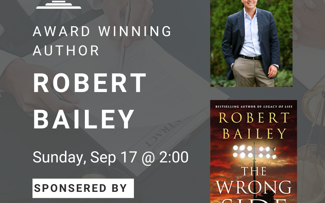 Award-winning author Robert Bailey