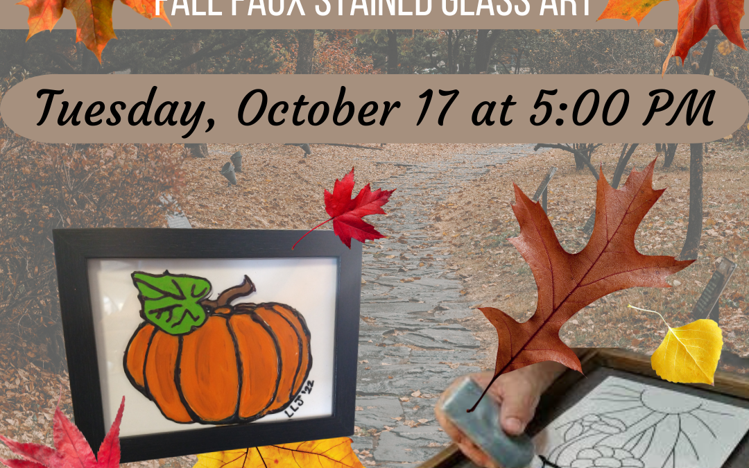 Adult Craft: Faux Stained Glass Art