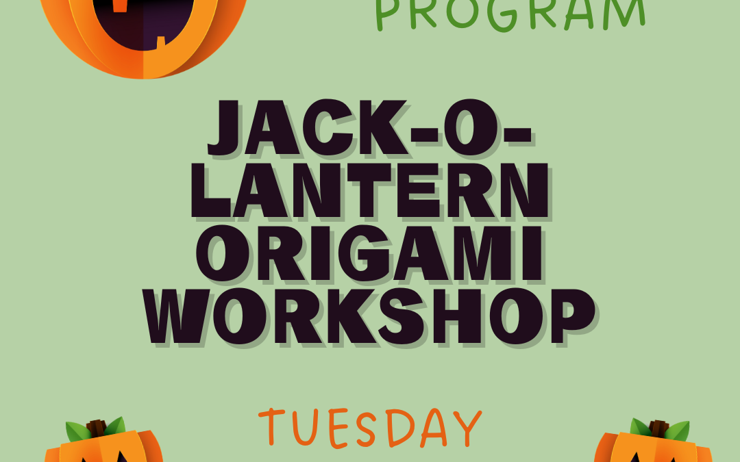 Jack-o-Lantern Origami Art Workshop