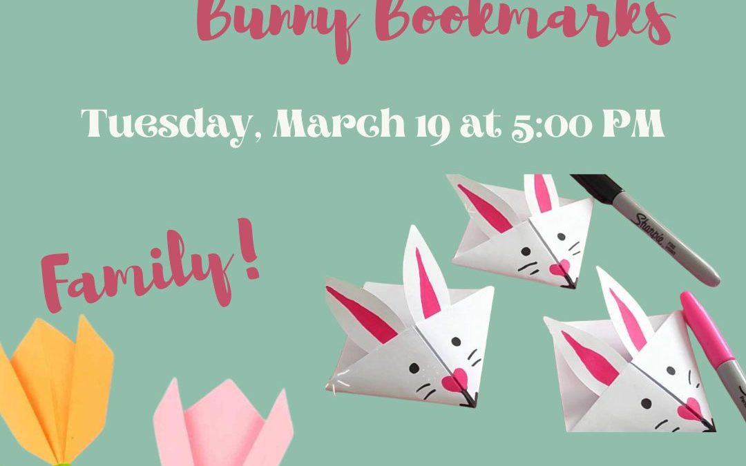 Origami Workshop: Bunny Bookmarks & Spring Tulips