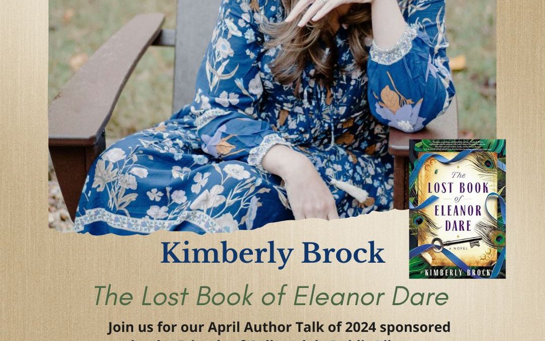 Local Author Visit: Kimberly Brock’s The Lost Book of Eleanor Dare